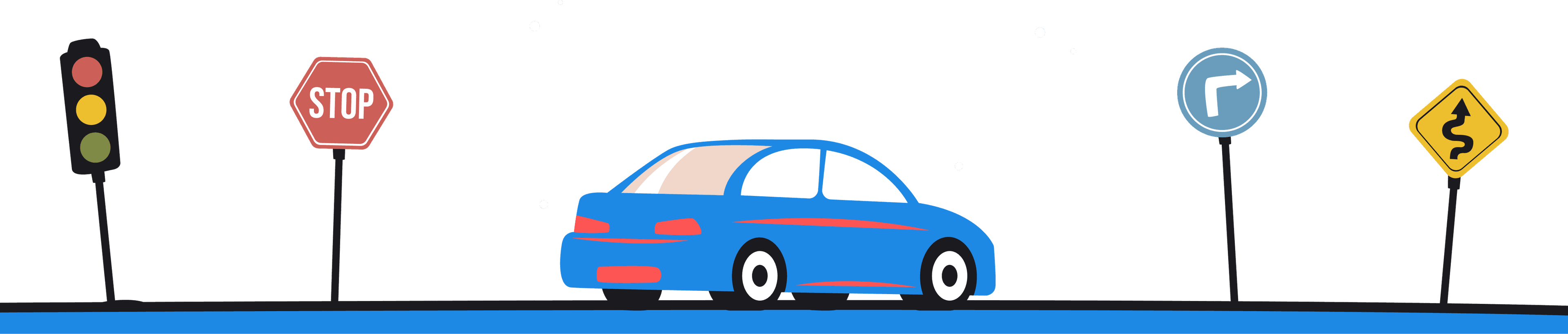 FAQs driving illustration